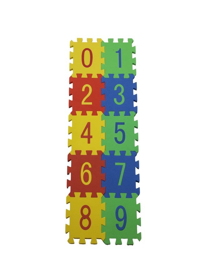 في جراسب سجادة أحجية صغيرة من الفوم للأطفال من VGRASSP، 36 قطعة، سجادة تعليمية متشابكة للأحرف والأرقام للأطفال - متعددة الألوان - Image 3